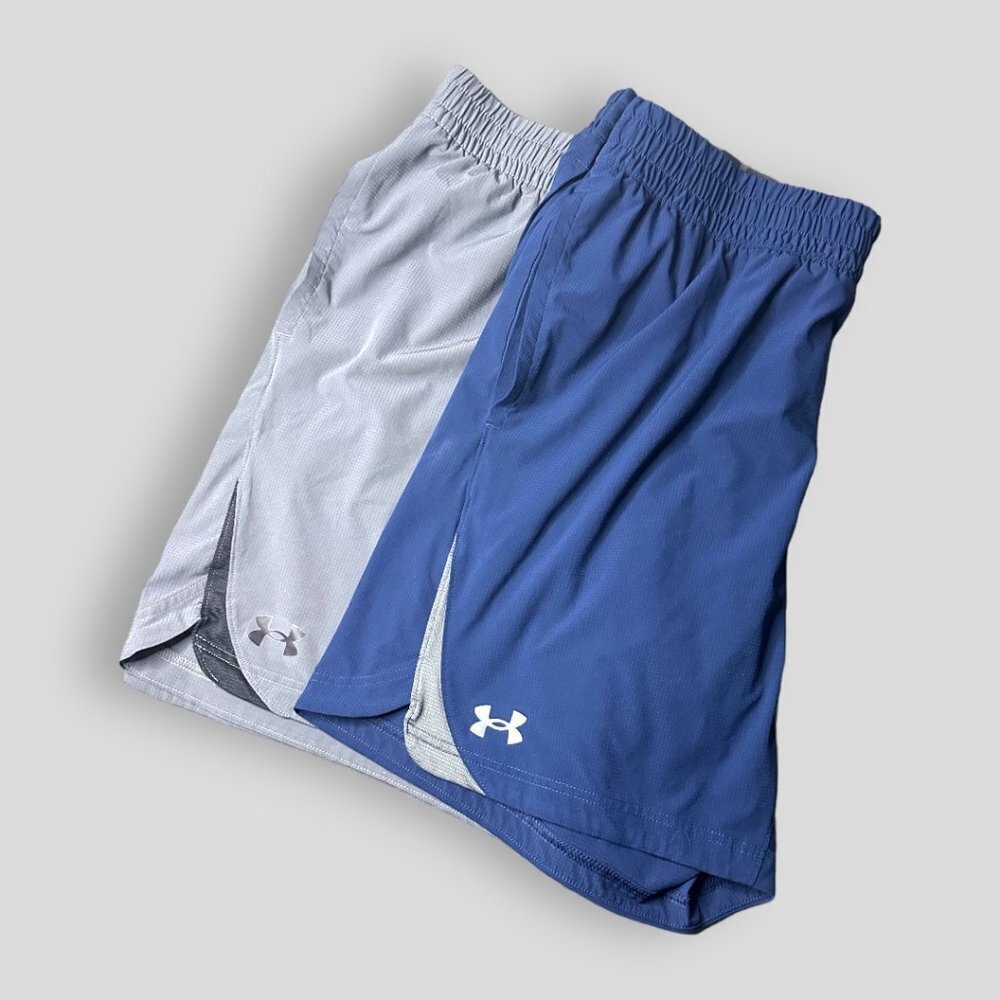 Mens Under Armour XL Athletic Shorts blue and grey sold as set​​​
